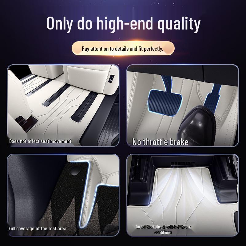 WEY Gaoshan 8 Foot Mats: Full Coverage Car Interior Accessories for 25 Models