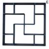 Garden Floor Paving Mold Park Decorations Stepping Stones Moulds DIY Garden Buildings Supply Reusable Cement Frame Brick Molds
