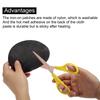 4 Pack Elbow Knee Iron-on Fabric Patches Repair Patches Oval for Clothing Repair Crafts Repair Kit Backpack Shoes Decoration