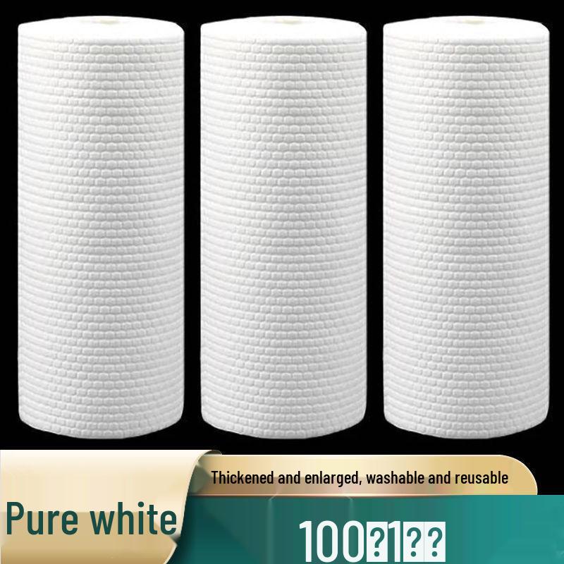 Thickened Dual-Use Kitchen Cloth: Disposable Wet & Dry Water-Absorbing Dishwashing Rags