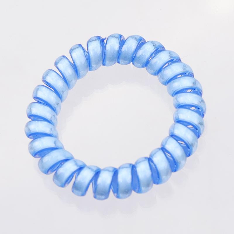 Modă Coreeană Elastice de Păr Spirale Simple Culoare Solidă Inele de Păr Tip Coil Pentru Femei Suport Coadă de Cal Bandă Elastică de Păr Accesorii de Păr