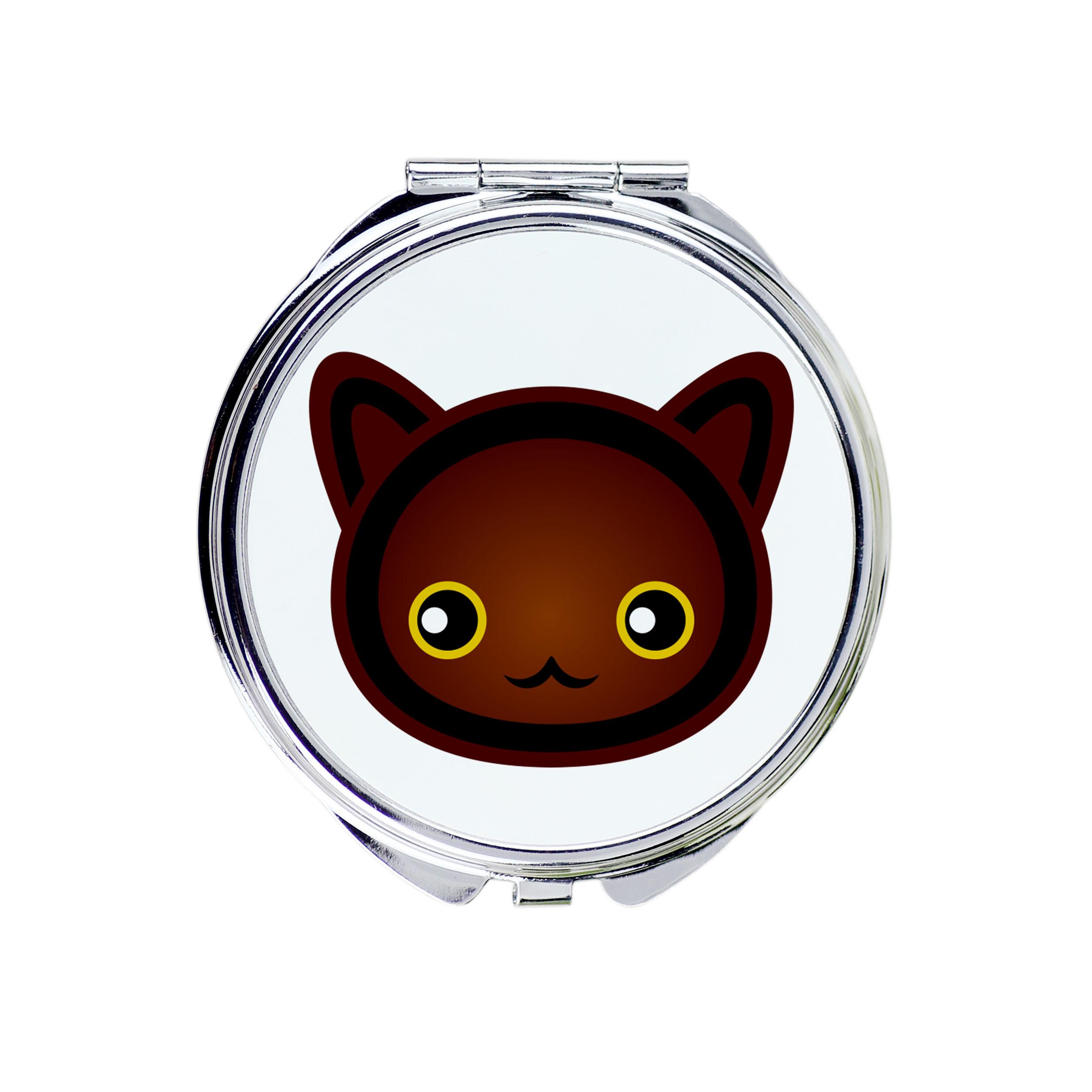 

Havana Brown - pocket mirror for a purse by Art-Dog