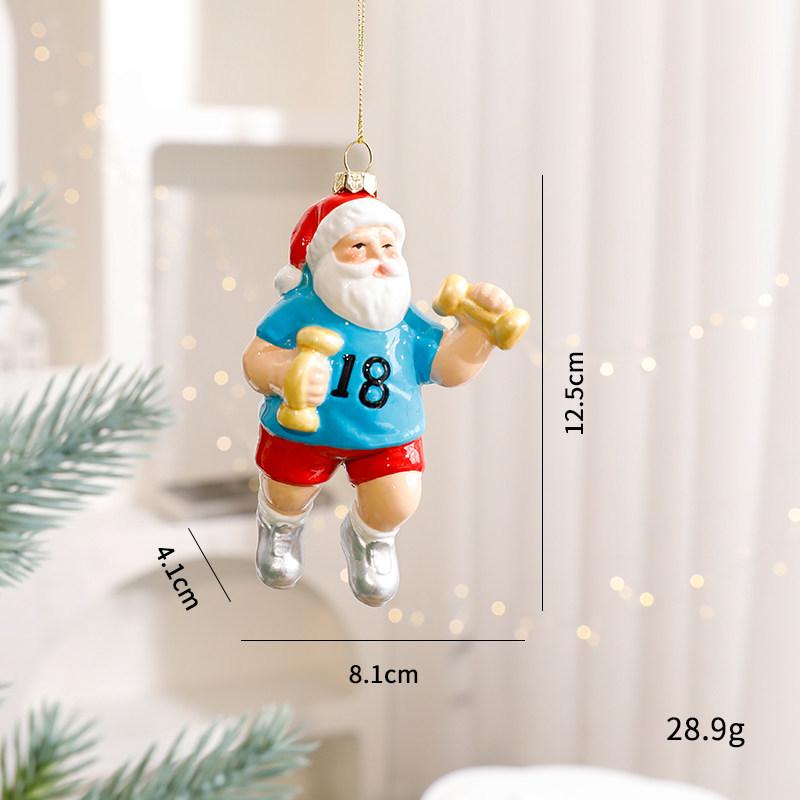 Christmas Old Man Pendant Ornament for Tree Festive Decoration