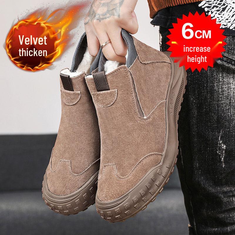 Northeast Men's Winter Snow Boots: Fur-Lined, Non-Slip, Fashionable Sports Shoes