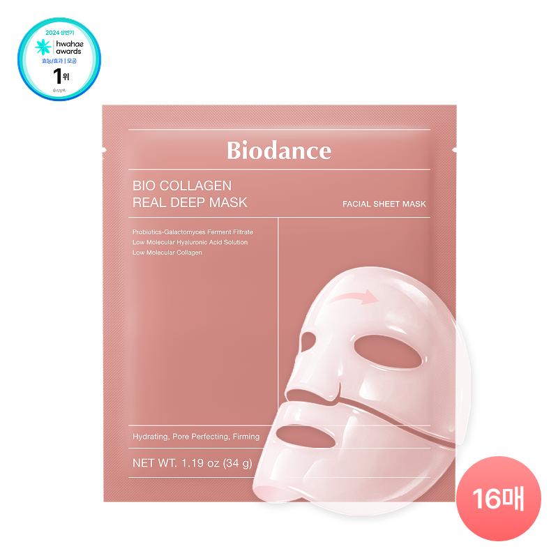 Biodance 16 Sheets Bio Collagen Real Deep Mask 16 Sheets Single 132-01