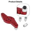 Drilling Doweling Jig Kit Punching Machine Centring Tool 141*46*53mm Doweling Jig DIY Furniture Production Easy Setup