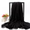 Extra Large Imitation Silk Scarf Solid Color Silk Scarf Seaside Beach Towel Long Spring and Autumn Women's Gauze Scarf Chiffon Scarf Women