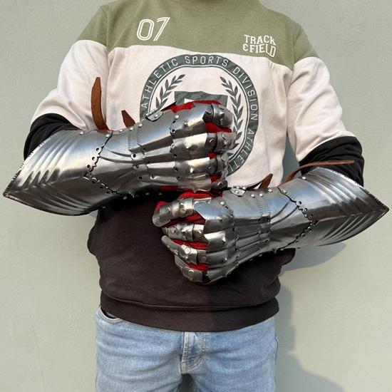 Medieval Armor Gauntlet Gloves Knight Armor Costume Gauntlets