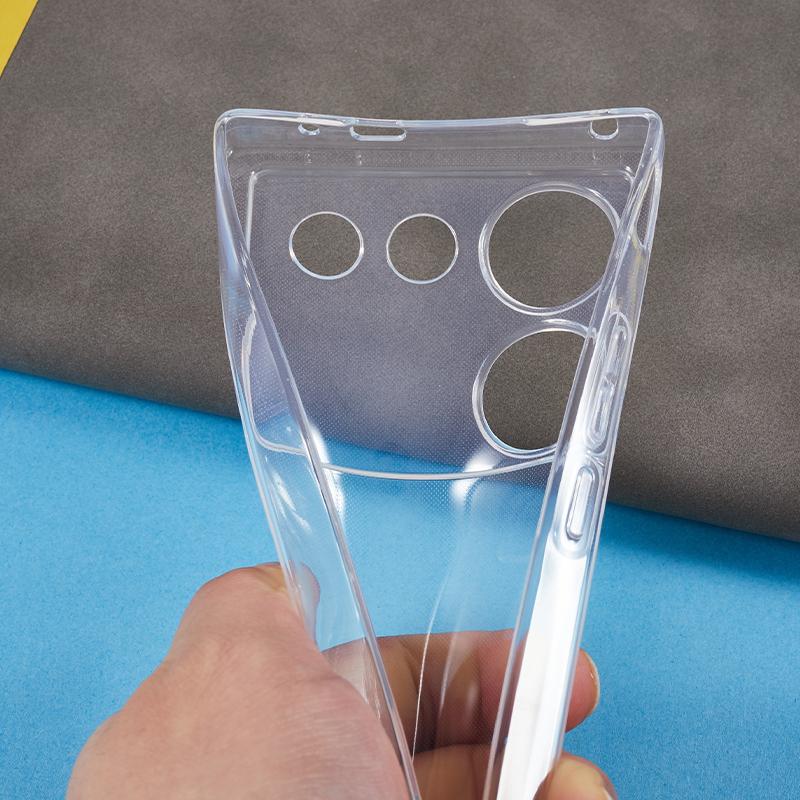 For ZTE nubia Z50 Ultra Transparent TPU Anti-Drop Phone Case Ultra-Thin Phone Back Cover