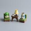 1 Piece Resin Home Decoration Dollhouse Furniture Miniature Toys Car Ornament Artificial Modern Art Model Mini Kid Toy