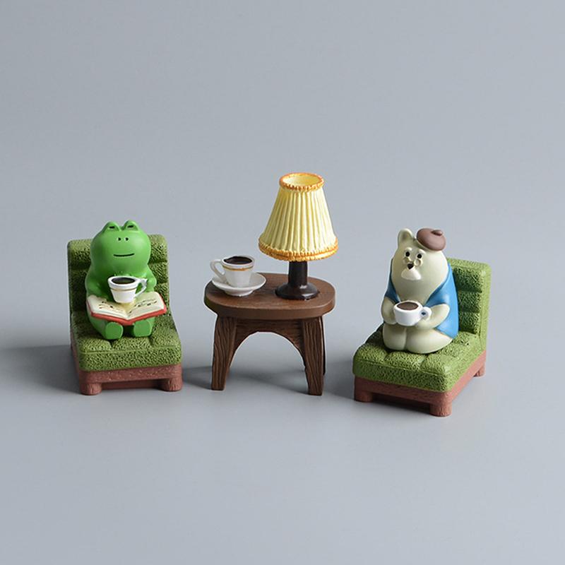 1 Piece Resin Home Decoration Dollhouse Furniture Miniature Toys Car Ornament Artificial Modern Art Model Mini Kid Toy