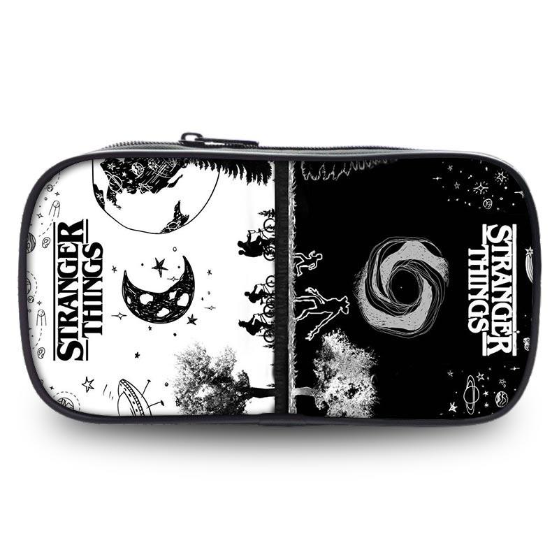 Geräumiges Federmäppchen aus Oxford-Material Stranger Things für Schüler Universelles Geschlechtsdesign