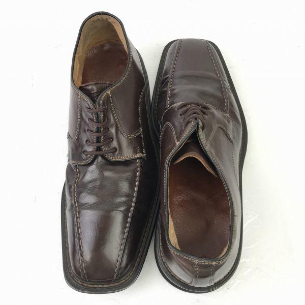 Germany Lloyd Leather Swirl Moccasin Dress Shoes Brown 26.0(USED)