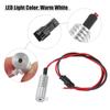 ACROPIX Aluminum Light Source Lighting Fixture for Car DIY 3mm 2W LED Warm White 1pcs