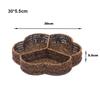 Hardness Rattan Wicker Woven Serving Baskets Handwoven Khaki Restaurant Serving Tabletop Display 10 Styles Rattan Basket