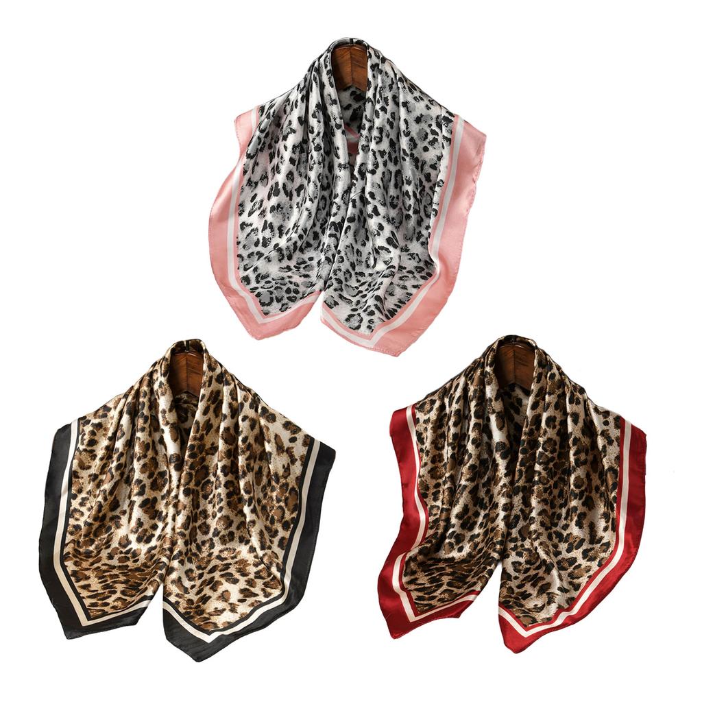 Large Scarf Silk Feeling Square for Men Women Multifunctional Head Scarf Unisex Hijab Outdoor Neck Scarves Daily Wear