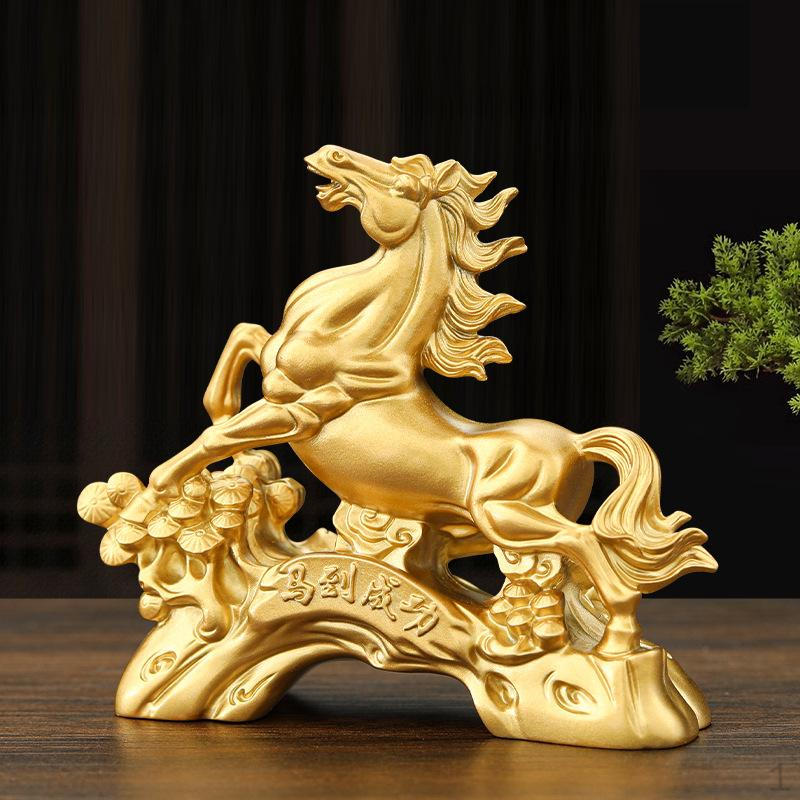 

Horse Statue Resin Sculpture Unique Collectible Figurines Gifts Desktop Ornament Sculptures