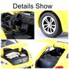 1:32 Scale Beetle GSR Car T1 Bus Model Toy Sound Light Vehicles Alloy Diecast Pull Back Miniature Models Kids Holiday Gifts