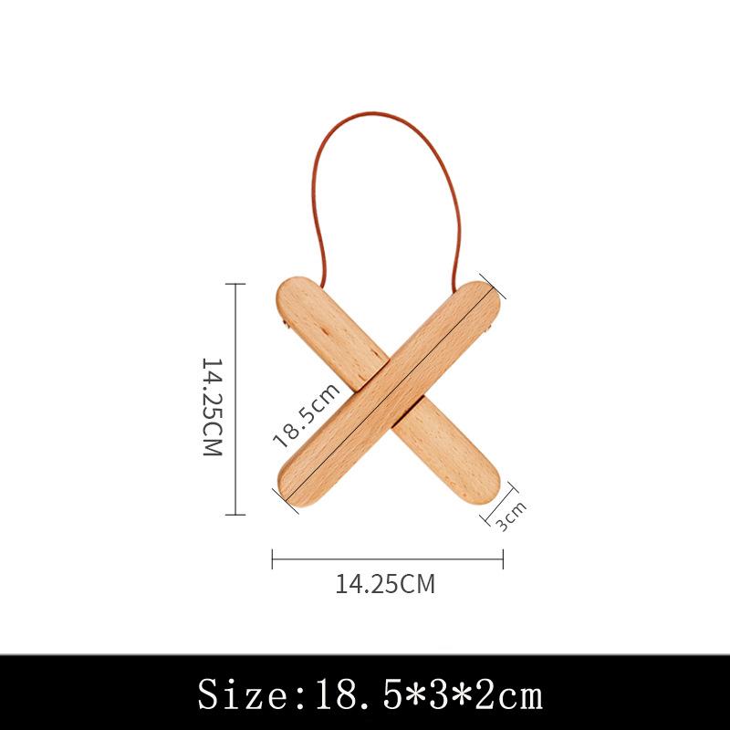 

Wood heat-insulated pot cushion dining table hanging thickened casserole cushion foldable heat-resistant dining plate cushion L