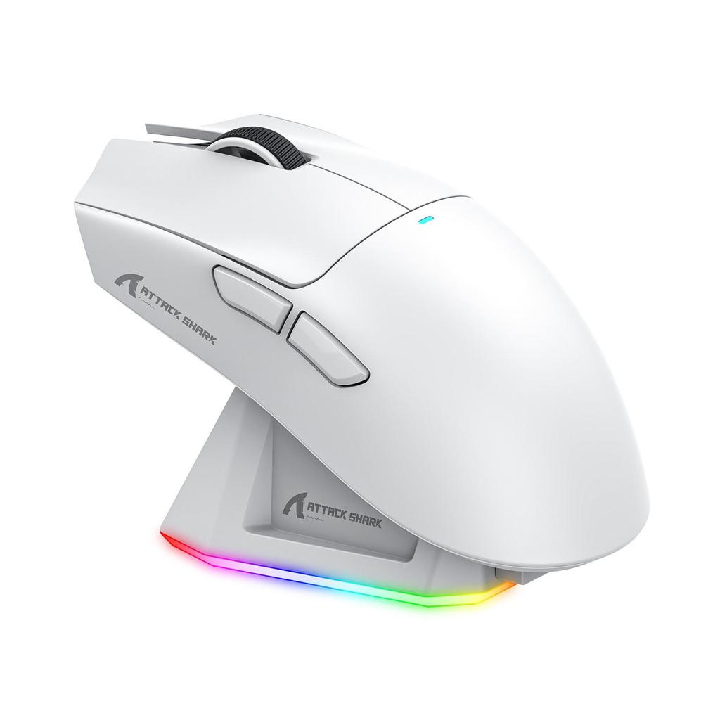 Attack Shark X11 Tri-Mode RGB Gaming Mouse with PAW3311 Sensor and Bluetooth Wireless Charging