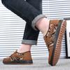 Alte Peking-Stoffschuhe Herren-Segeltuchschuhe mittleren Alters Papa-Camouflage-Schuhe Atmungsaktive verschleißfeste Freizeitschuhe Weiche Sohle Arbeitsschuhe zum Fahren