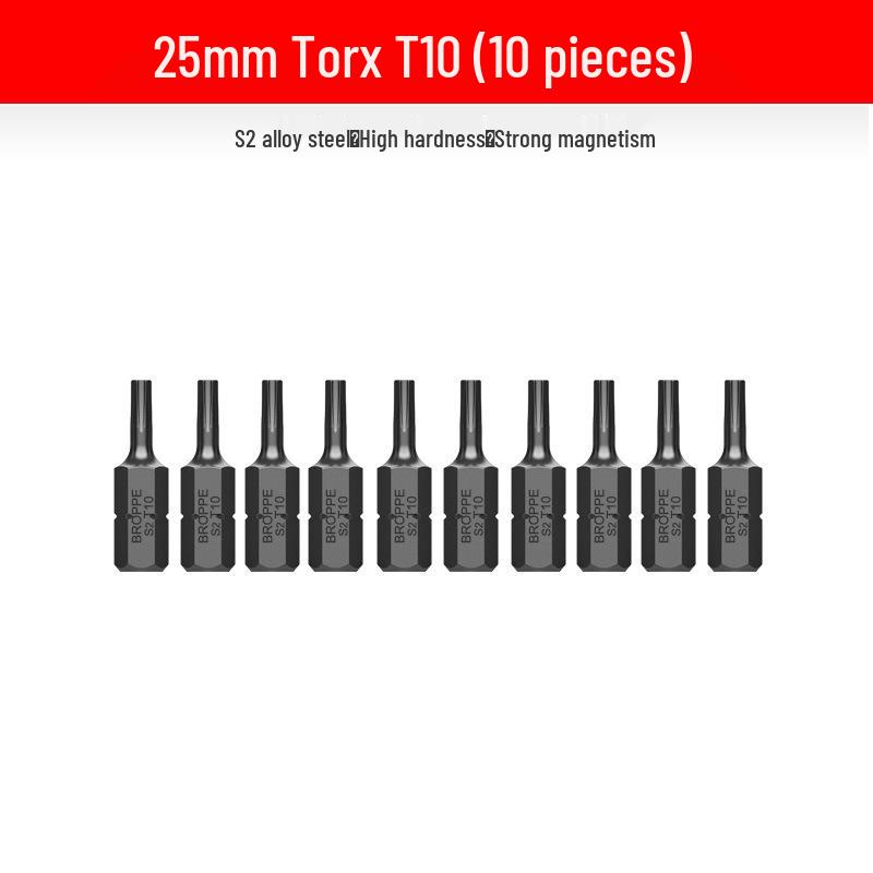 Compact Electric Screwdriver Bit Set: Phillips, Slotted, Torx, Hex, Strong Magnetic Power Drill, S2 Magnetic Bits.