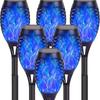 Li Shi Solar Flame Outdoor Garden Light 4-Pack