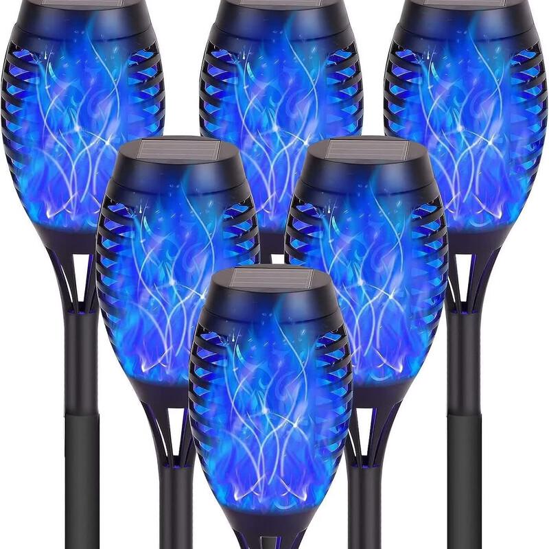 Li Shi Solar Flame Outdoor Garden Light 4-Pack