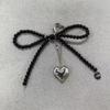 Phone Charms Heart Phone Chains Bag Pendant Pearl Bow Phone Charms Pendant  Bag Ornaments