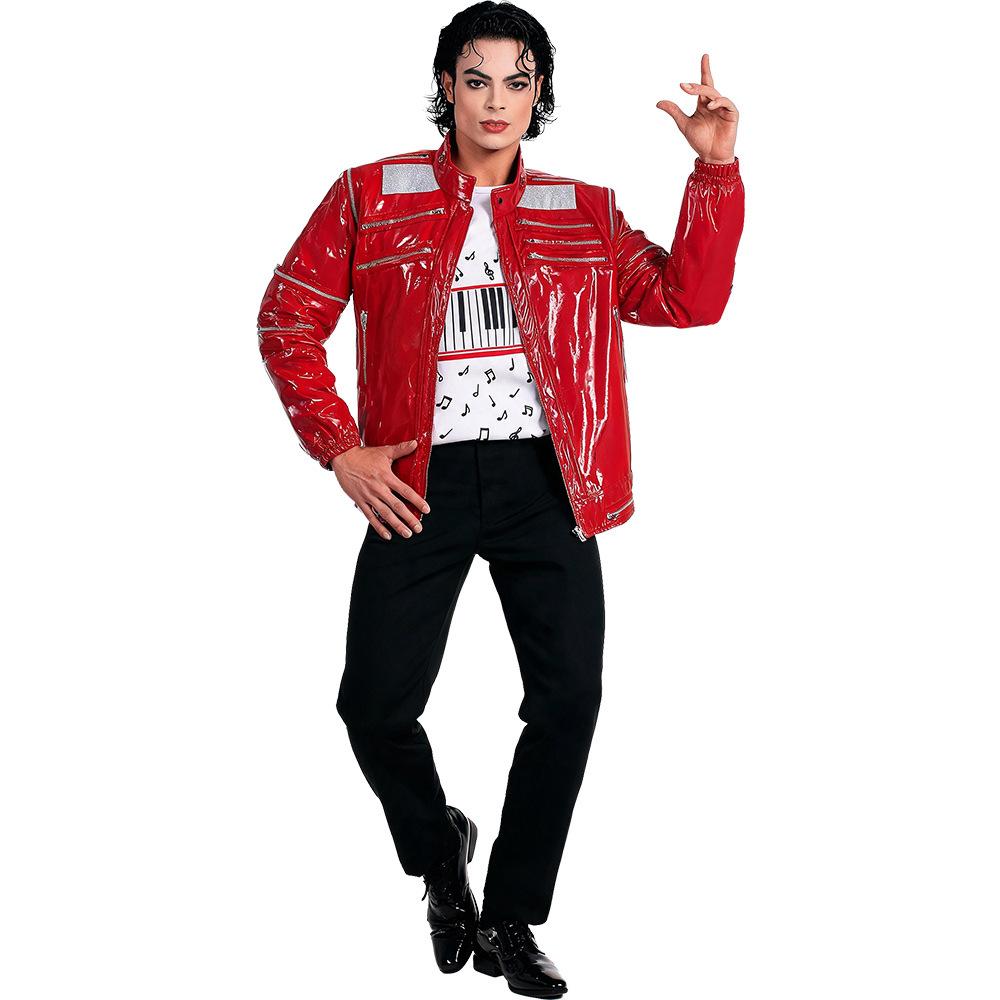 Jackson imitation costume MJ star same suit Halloween costume Jackson cos costume