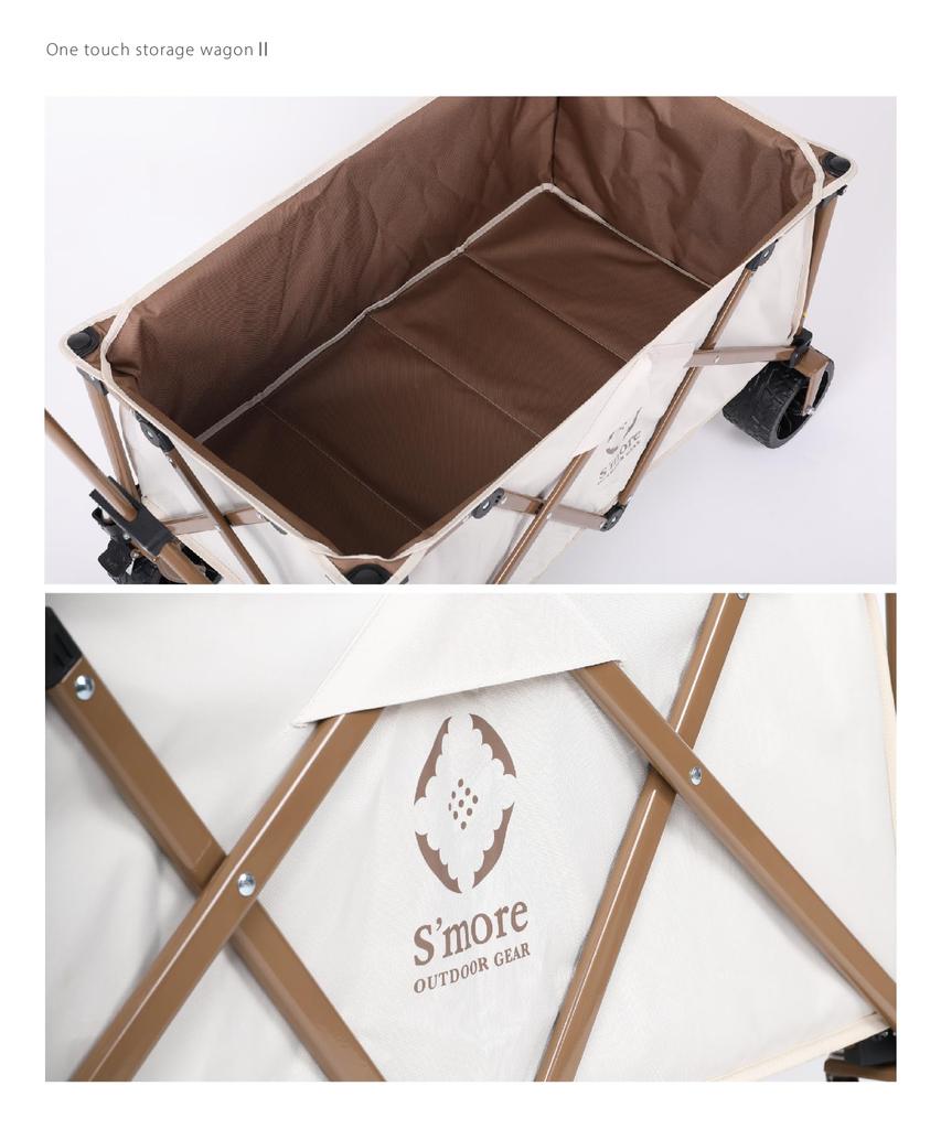 One Touch Storage Wagon II One Touch Storage Wagon II Renewal A Wagon That Can Carry Large Items At Once Wagon Camping Outdoor SMOFTTY009a S'more