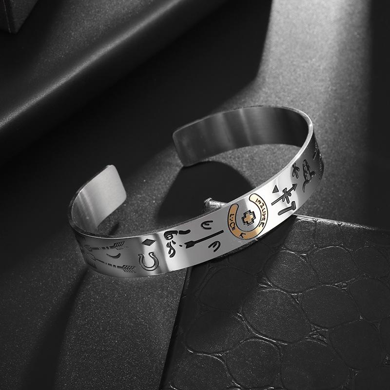 Five-pointed Star Moon Smiling Face Bracelet Girl Cartoon Open Mouth Bracelet