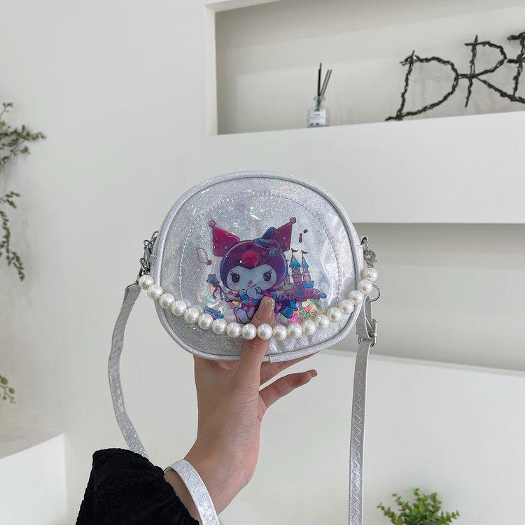 Fashion Children's Bag, Little Girl Out Trendy Accessories Bag, Change Bag, Cute Cartoon Beaded Handbag, Messenger Bag