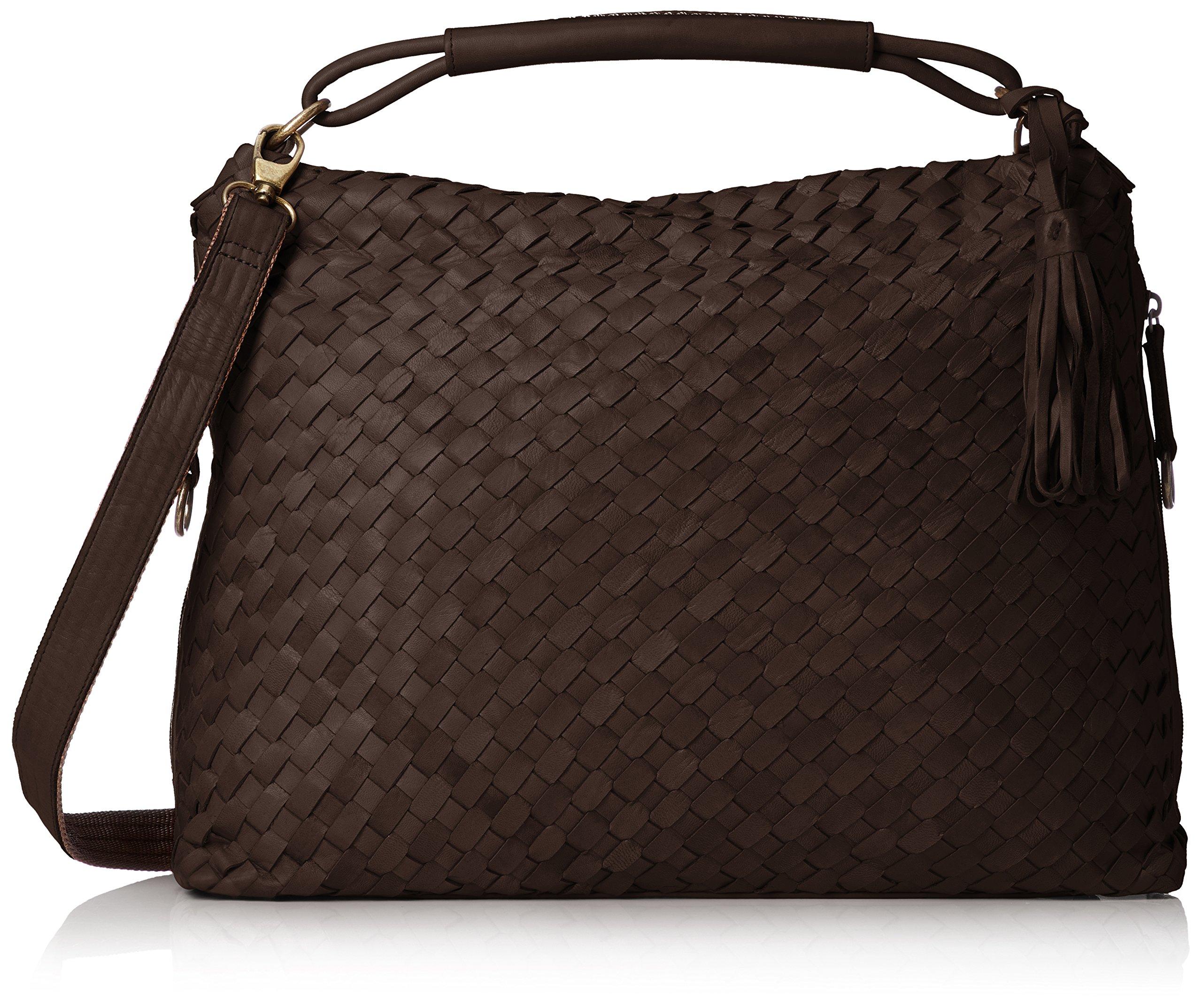 

Genuine Leather Shoulder Horse Shoulder Chocolate [Lily] Bag, Semi-Shoulder Bag, Leather, Messala, 2-Way, Semi-Shoulder, Bag, Women s, шоколадний