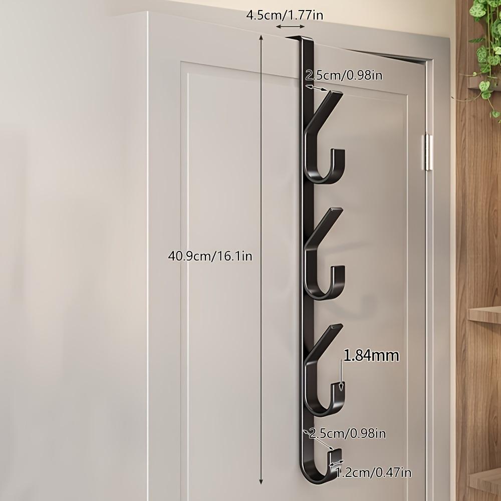 Easy Installation Door Hook-Strong Metal Coat Rack, Suitable for Clothes, Hats and Bags-Space Saving Design, Suitable for Bedroo