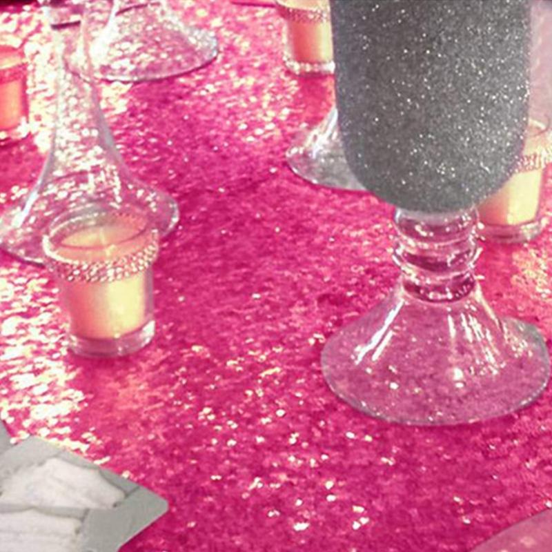 Add to Your Table with a Sequins Table Runner Stylish Pink Table Runner for Dining Table Decoration