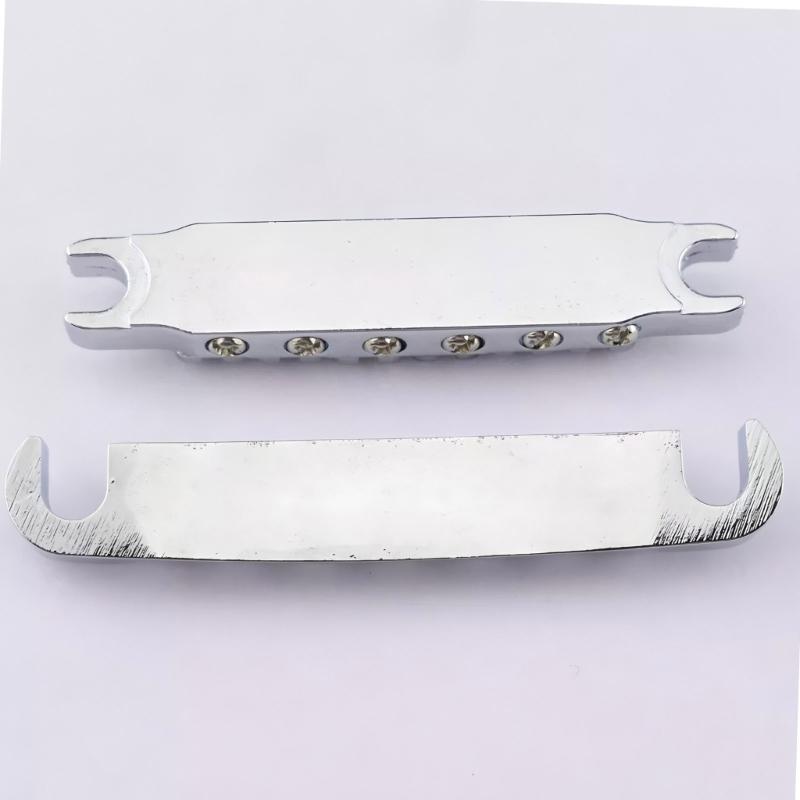 Electric Guitar Bridge Replacement Guitar Bridge Tailpiece Top Hanging String Individual Saddles Easy To Install