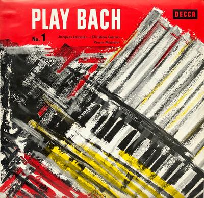 LP Record JACQUES LOUSSIER CHRISTIAN GARROS Play Bach No.1 BLK16167P Decca Germany Classical Used