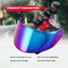 Do kasku motocyklowego HNJ z kocimi uszami, wizjer do kasku motocyklowego full face, przezroczysty, kolorowy, łatwy w montażu, wielofunkcyjny