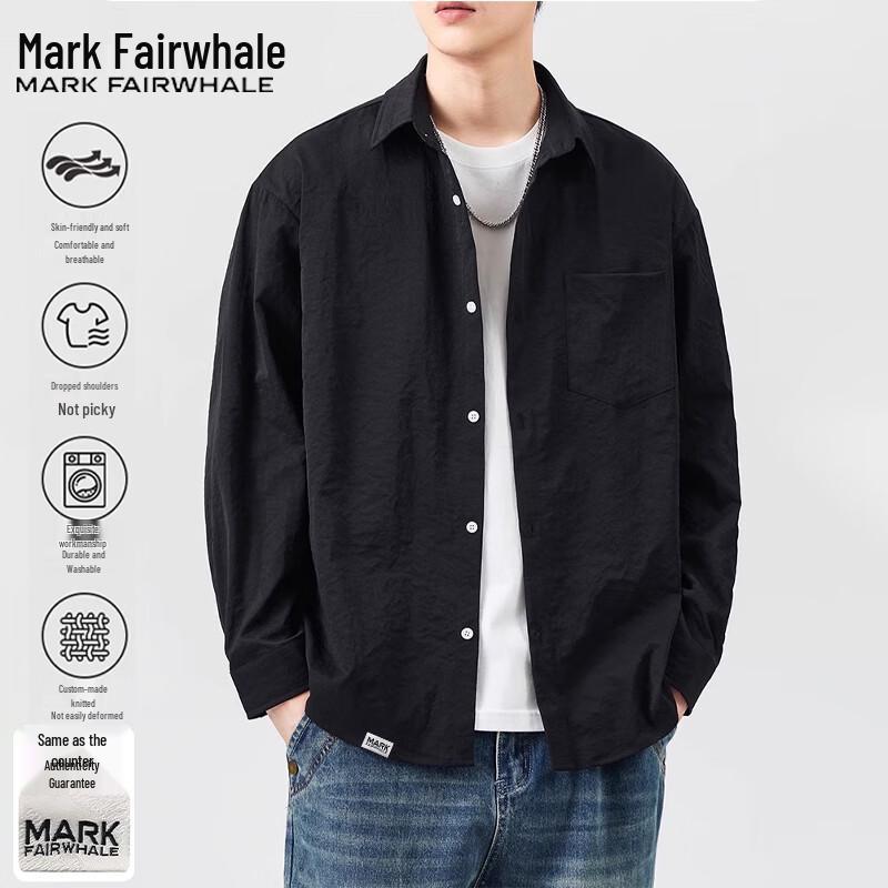 Mark Fairwhale Men's Long-Sleeve Casual Shirt