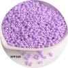 2x4mm Solid Color Glass Peanut Beads for DIY Jewelry & Hair Accessories