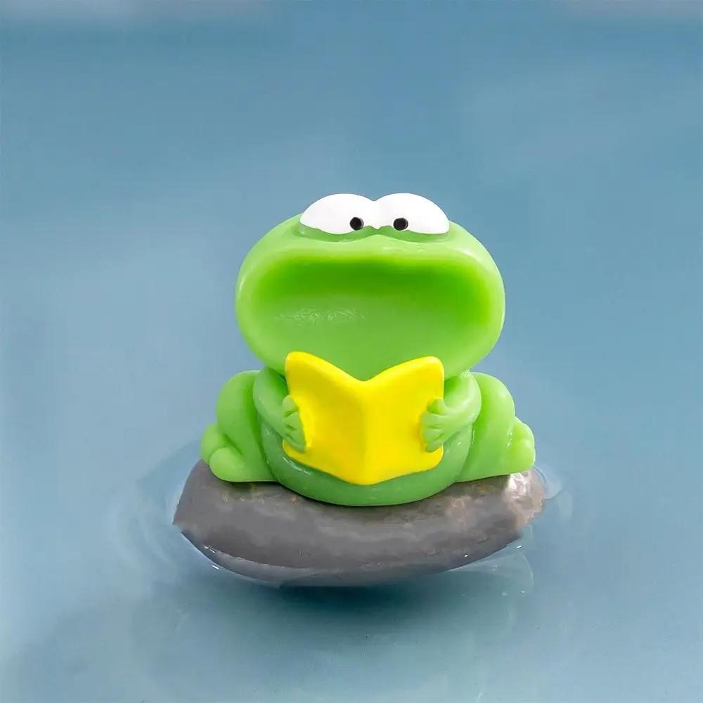 Мультяшная Фигурка Лягушек с Большим Ртом Хор Лягушек Смоляные Поделки DIY Статуэтка Лягушек с Большим Ртом Милый Мини-Лягушонок Украшение Подарок на День Рождения