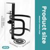 Large Desk Cup Holder Universal Adjustable Leak Proof Clip On Table Cup Holder Adjustable Coffee Mug Headphone Organizer for Des