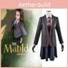 Matilda Cosplay Costume Adult/child Sizes Grey School Uniform