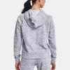 Under Armour Pullover Hooded Printed Long Sleeve Sweatshirt Women tops Gray 1369460-011