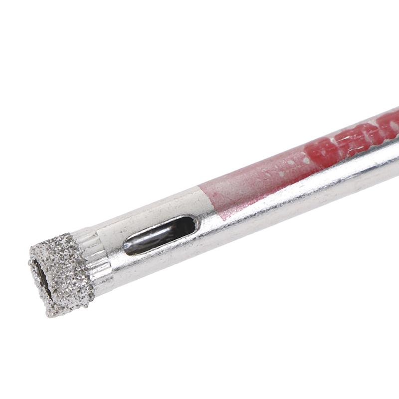 10Pcs 6Mm Diamond Coated Core Hole Saw Drill Bits Glass Tile Ceramic Tool