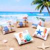 3Pcs Dollhouse Mini Summer Ocean Beach Pillow Model Toys Miniature Home Scene Sofa Ornament Doll House Accessories