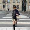 Fashion Scarf Collar Coat for Women Loose Winter Autumn Loose Jackets Elegant Tassel Streetwear Casual Chic Long Sleeve Jacket