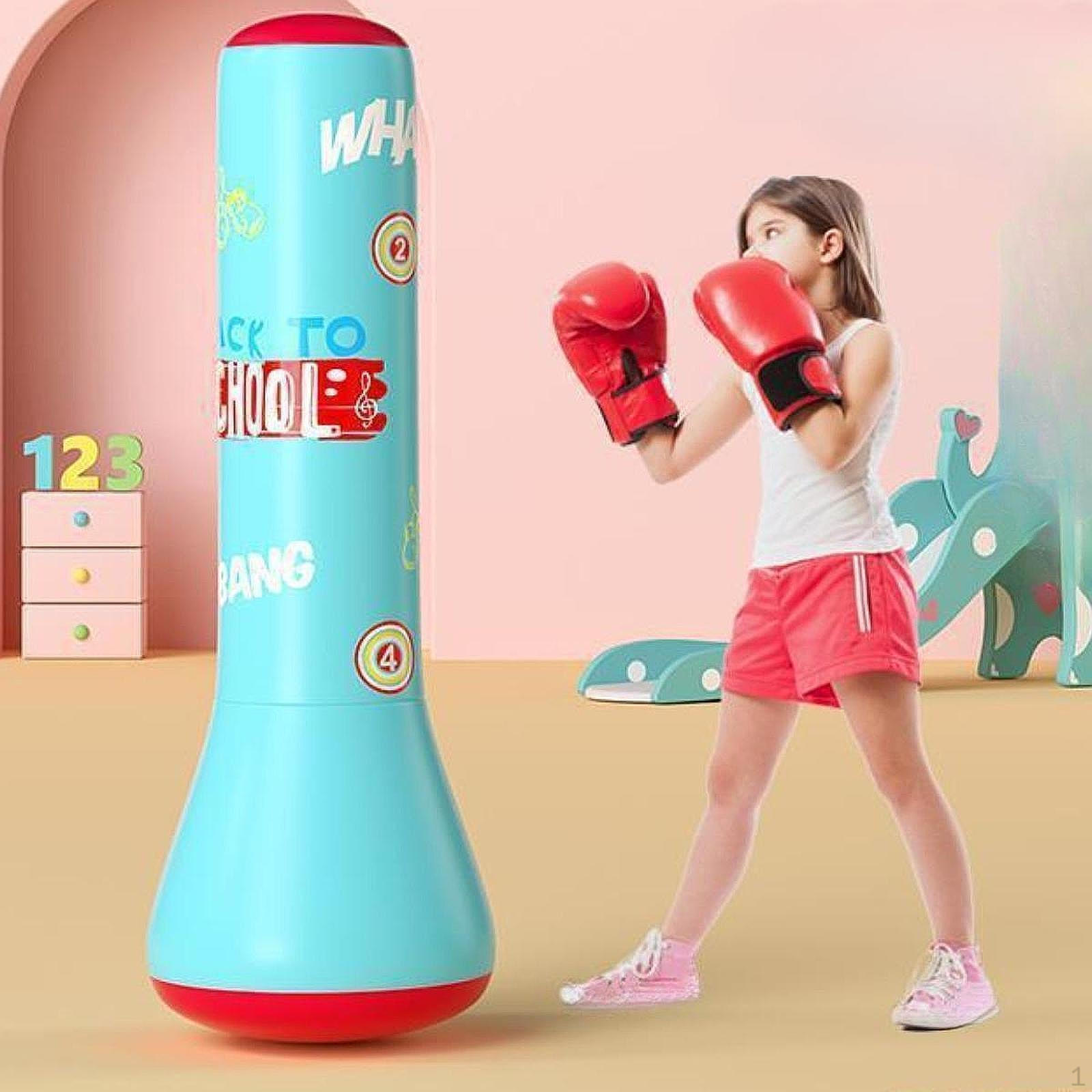 

Детская боксерская груша, боксерское оборудование для мальчиков и девочек, надувной мешок с песком 160cm