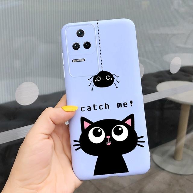 Per Xiaomi Poco F4 Custodia Cute Alien Cartoon Cover morbida in silicone TPU Custodia per telefono per Xiaomi Poco F4 GT PocoF4 Capa antiurto Coque